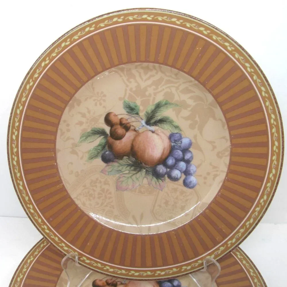 Fitz & Floyd Classic Choices Tuscany Intaglia Salad Plates 9 1/4